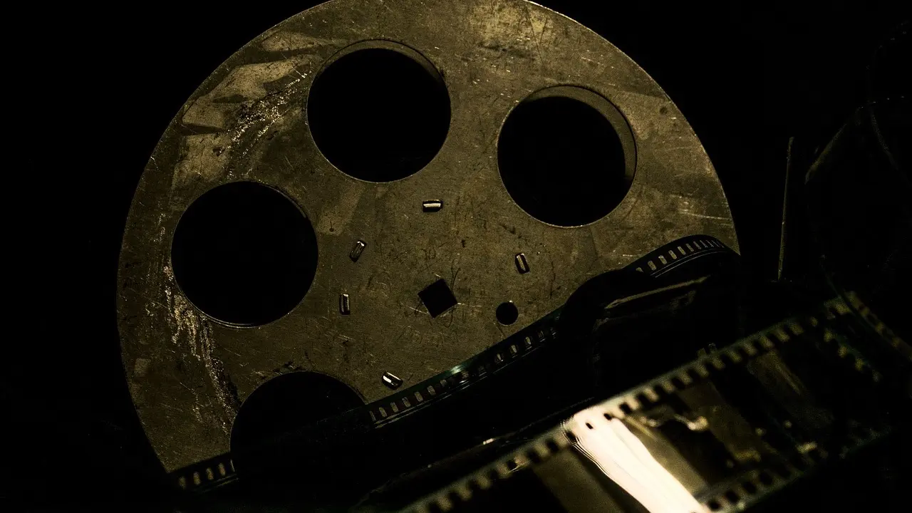 Cinta de cine antigua.
