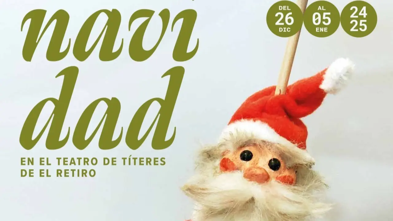 Cartel del Teatro de T&iacute;teres de El Retiro.
