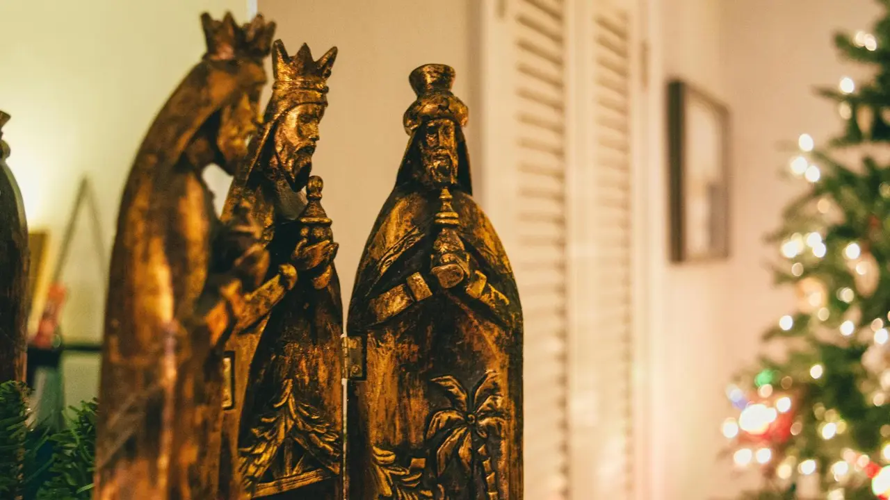 Figuras de los Reyes Magos.