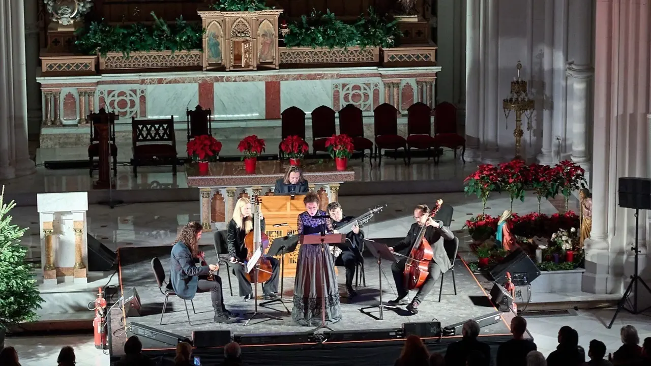 Concierto en una iglesia.