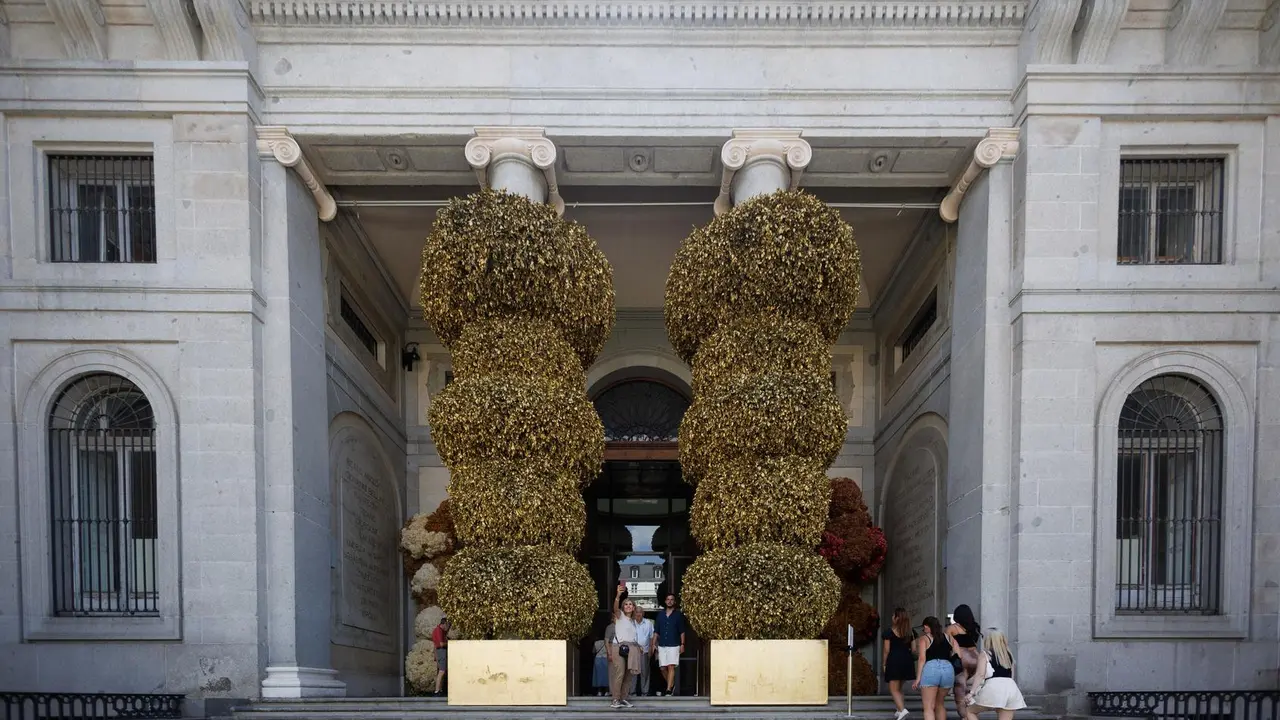 Imagen de archivo. Entrada, puerta de Goya, del Museo del Prado.
