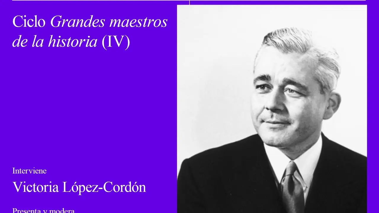 Cartel del ciclo dedicado a Vicens Vives del Ateneo de Madrid.