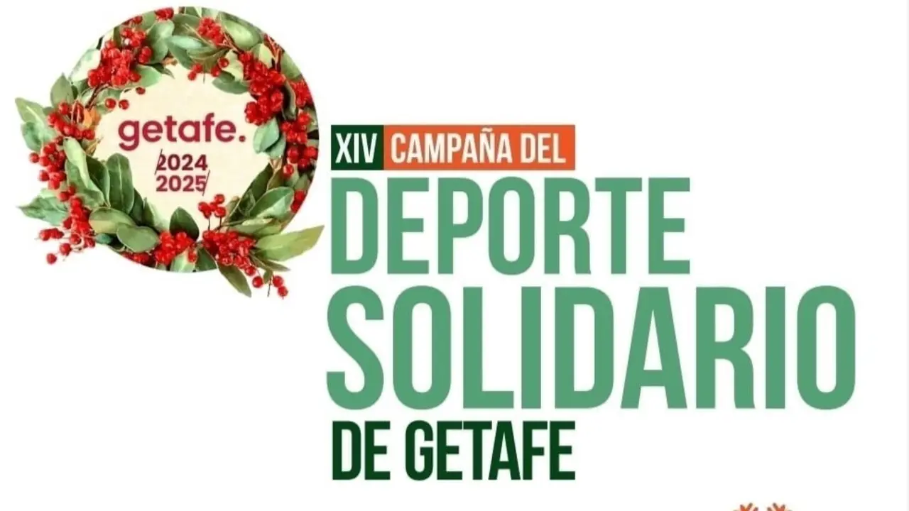 Cartel de la XIV Campa&ntilde;a Deporte Solidario.