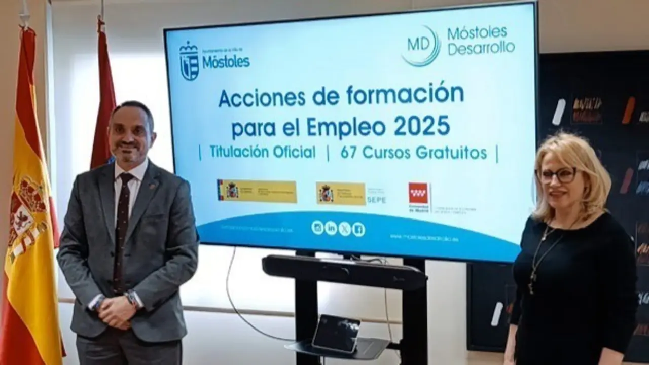 Acto presentaci&oacute;n del Programa de Formaci&oacute;n para Desempleados y Ocupados de M&oacute;stoles.