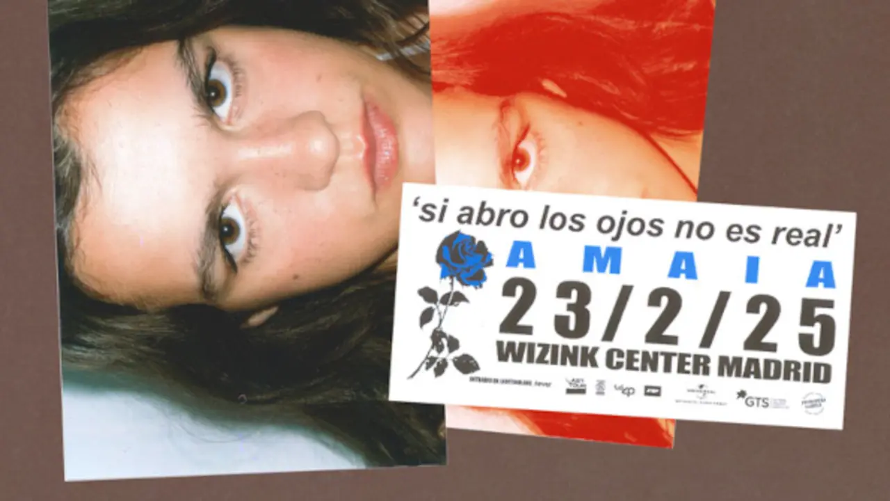 Cartel del concierto de Amaia en Madrid.