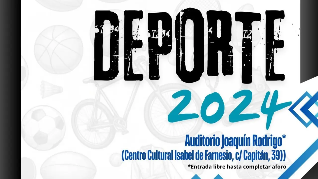 Cartel de la Gala del Deporte de Aranjuez.