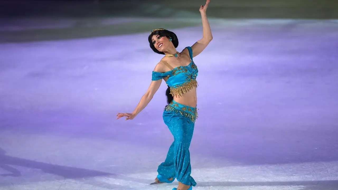 Marta Caballero en 'Disney On Ice'.