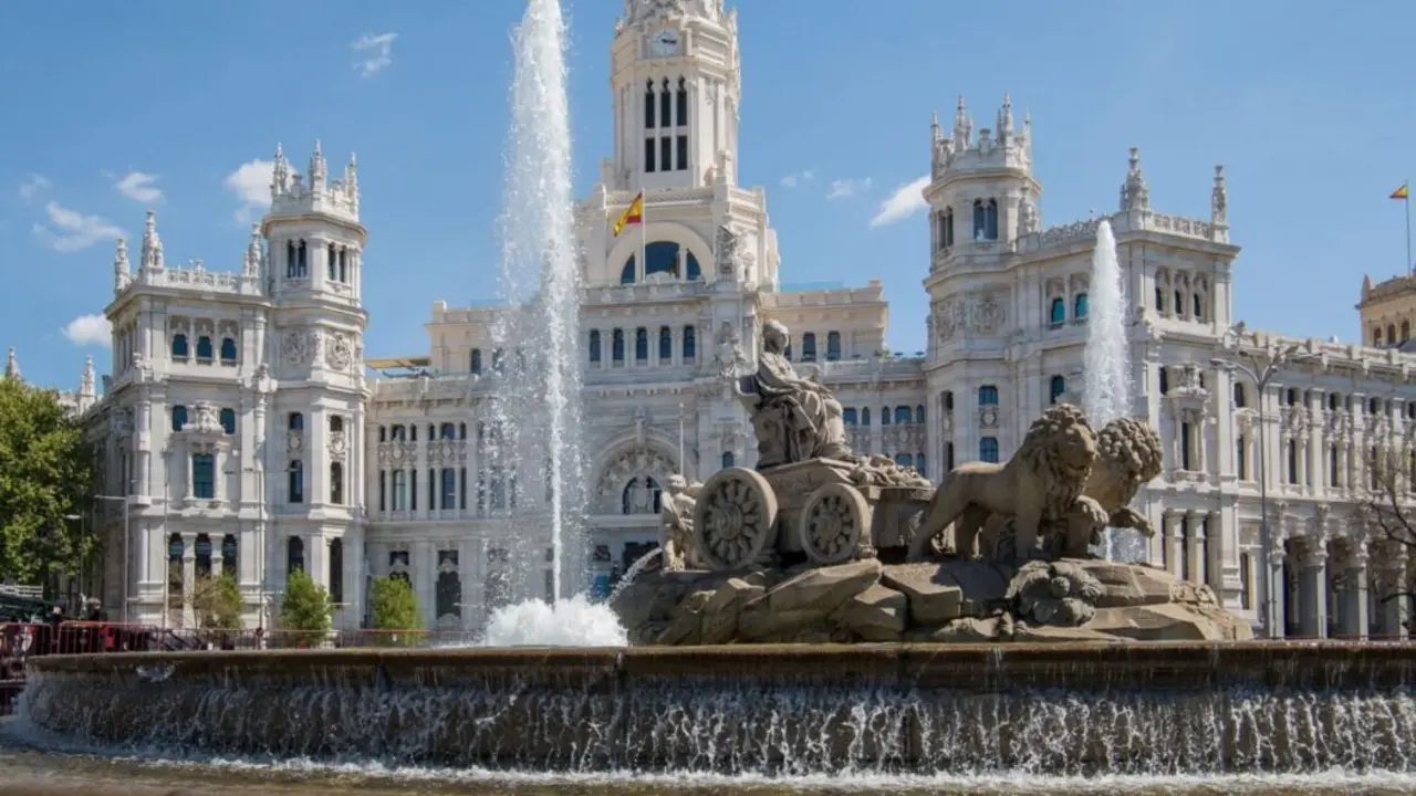 Fuente Cibeles. Imagen de archivo del Ayuntamiento de Madrid.