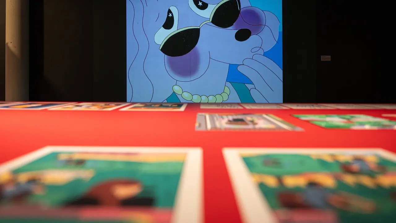 Imagen de la exposici&oacute;n de comics.