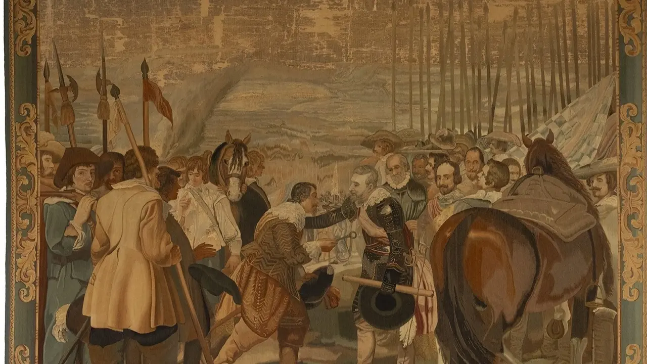 Tapiz de la rendici&oacute;n de breda.