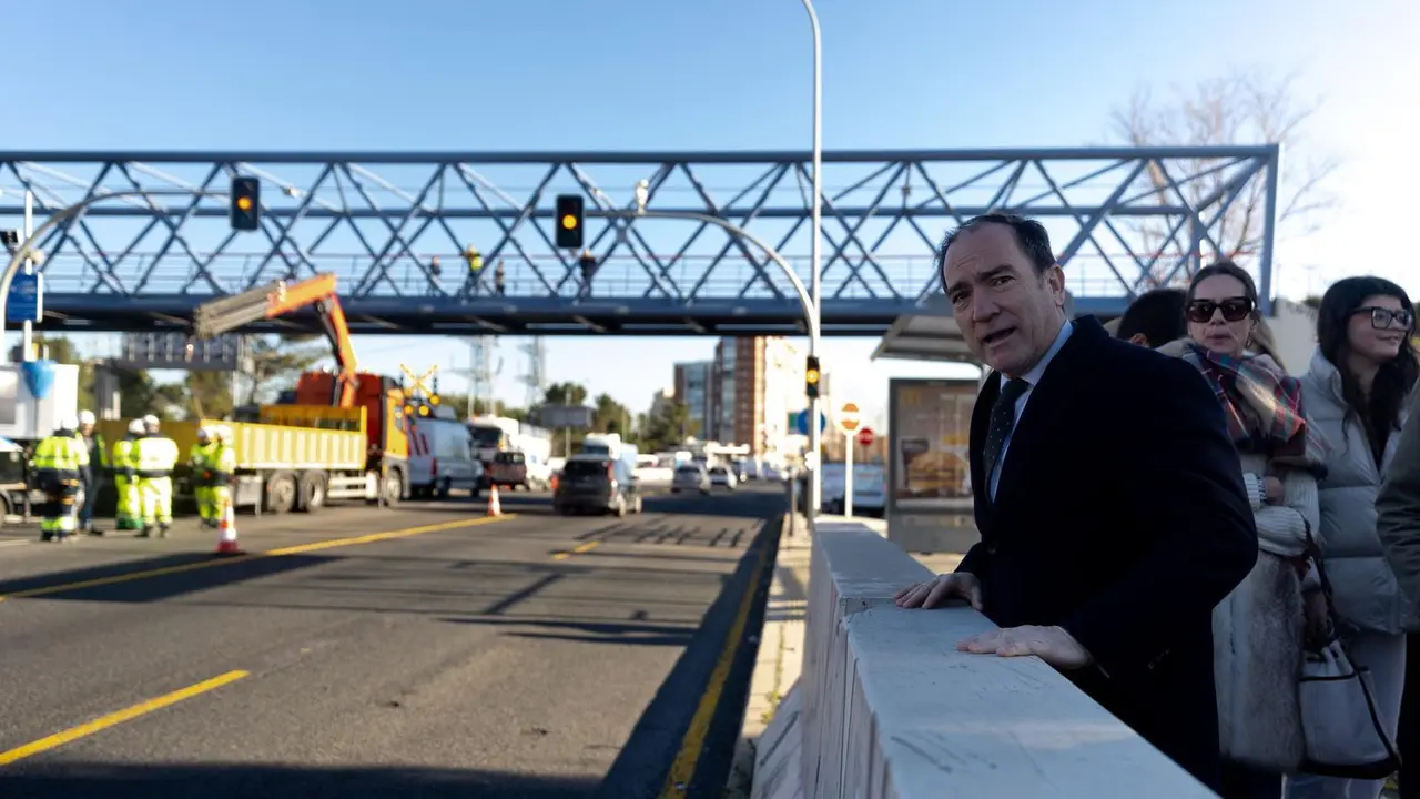 Obras de soterramiento en la A-5.