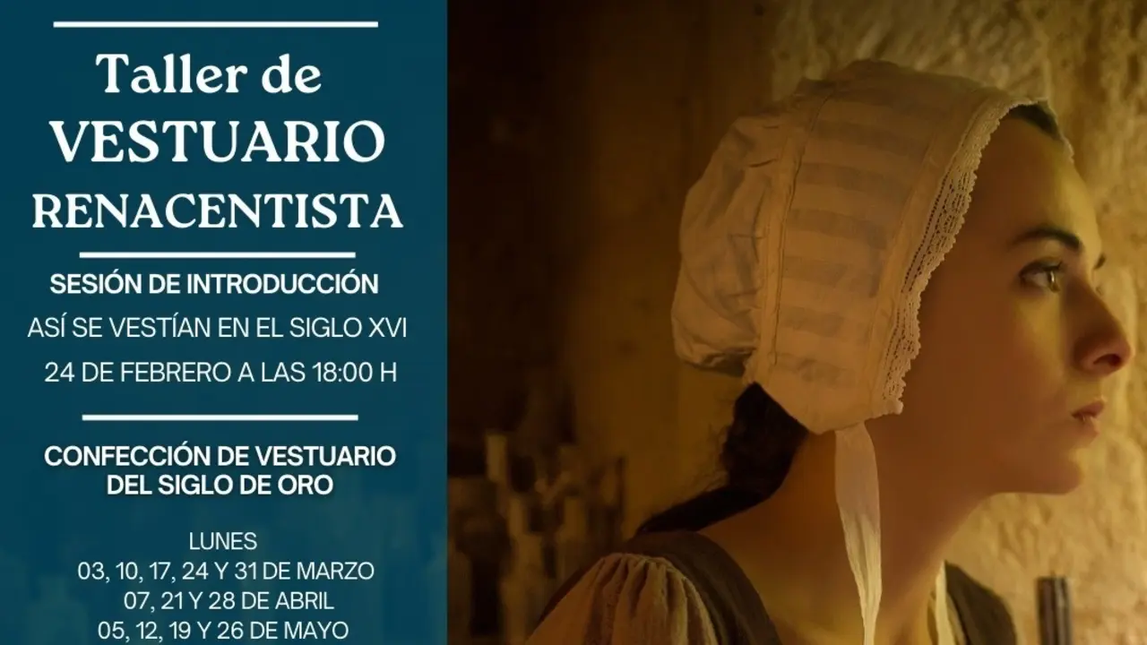 Taller vestuario renacentista en Pinto.