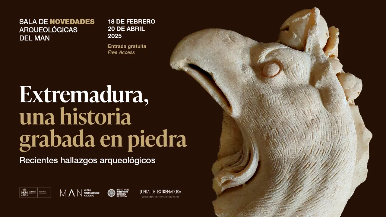 Cartel de 'Extremadura, una historia grabada en piedra'.