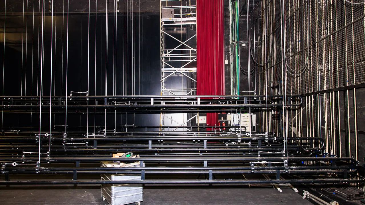 Arreglo caja esc&eacute;nica Teatro Francisco Rabal.