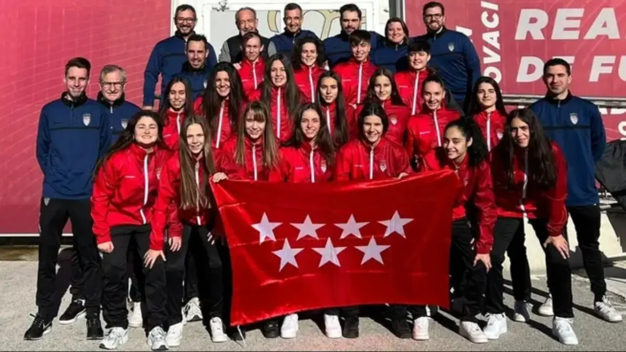Equipo de futbol sala femenino de la Comunidad de Madrid.