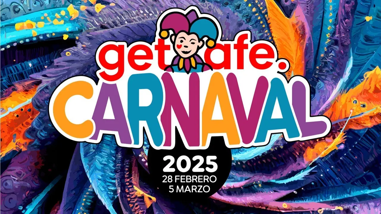 Cartel oficial del carnaval de Getafe del 2025.