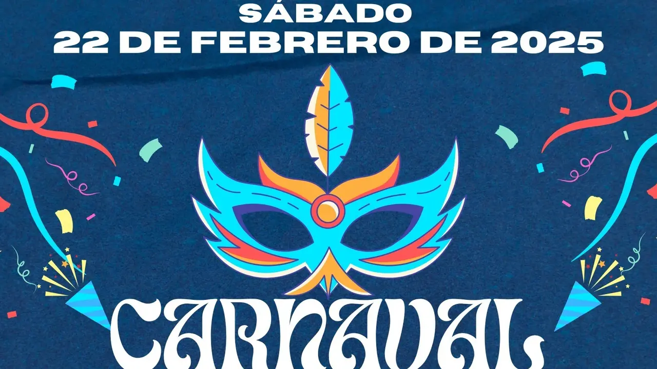 Cartel Carnaval de Aranjuez 2025. Imagen cedida por el Ayuntamiento de Aranjuez