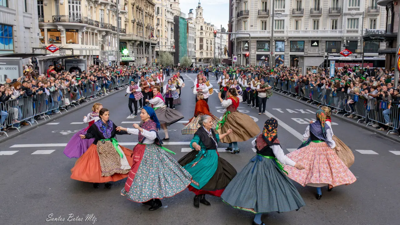 Desfile San Patricio en Madrid.