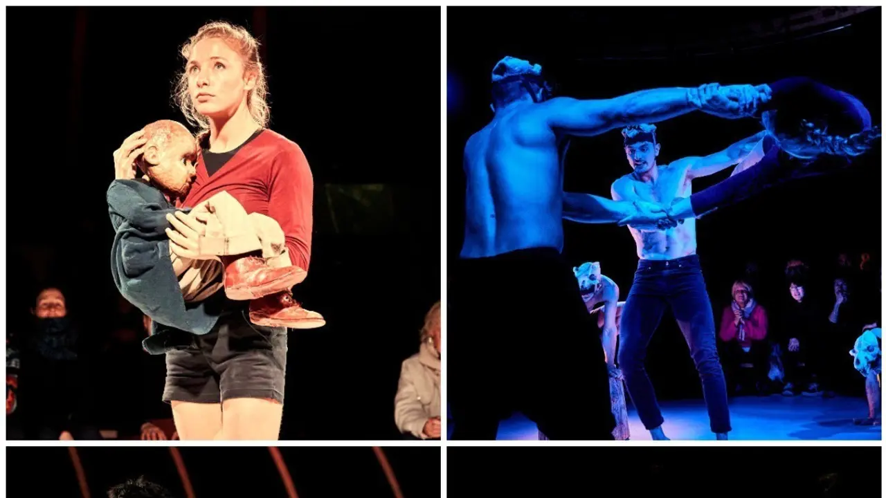 Fotos de escena de Reclaim, de la compa&ntilde;&iacute;a belga T1J (Th&eacute;&acirc;tre d&rsquo;un jour).