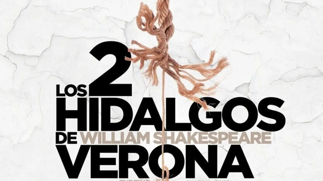 Cartel de 'Los dos hidalgos de Varona'.