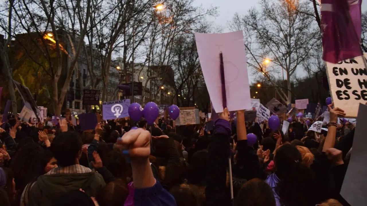La manifestaci&oacute;n del 8M de 2018. Imagen de Pilar Mesquida.