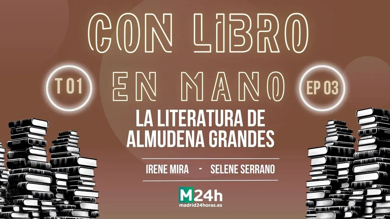 M24H Portada Con Libro en Mano La literatura de Almudena&nbsp;Grandes