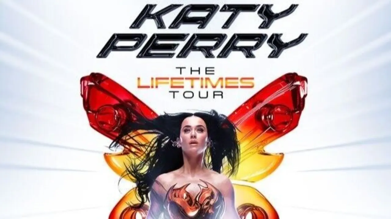 Cartel de 'The Lifetimes Tour' de Katy Perry.
