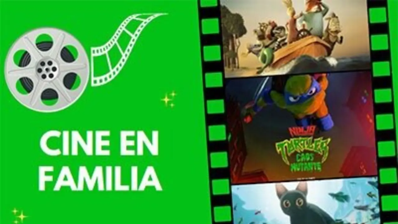 Cartel de 'Cine en familia'.