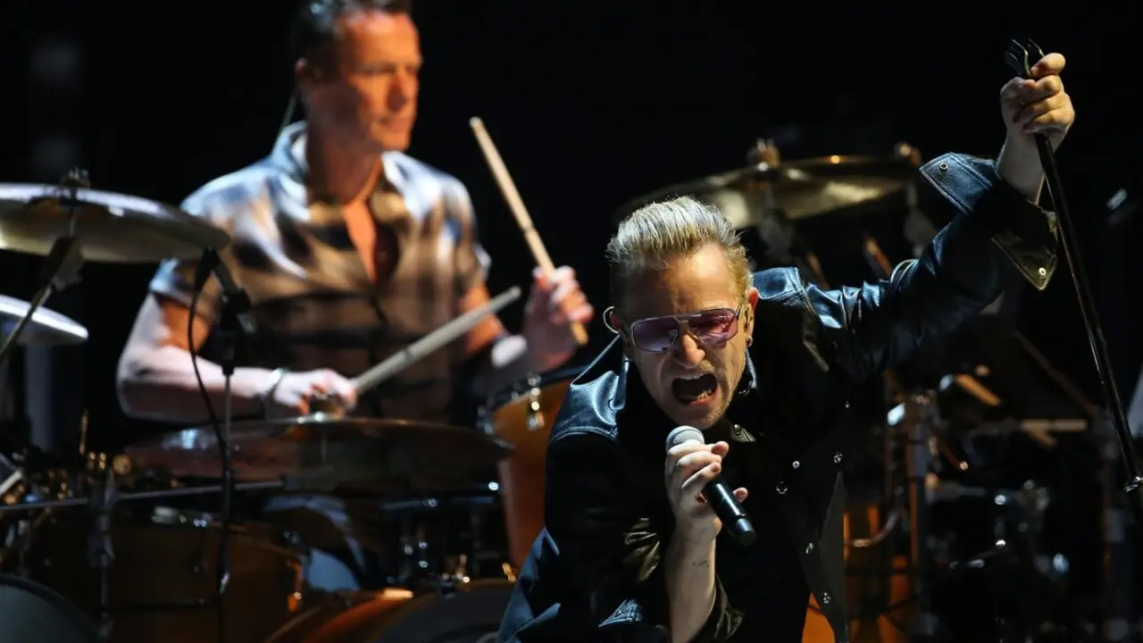 Concierto de Bono. Imagen de archivo.