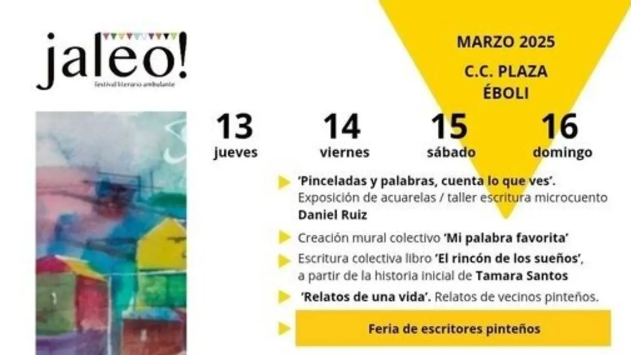 Cartel del festival literario 'Jaleo!'.