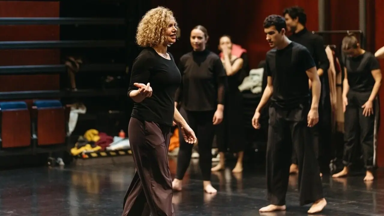 Lidia Ot&oacute;n, actriz formada en La Abad&iacute;a. Foto de Luc&iacute;a Romero.
