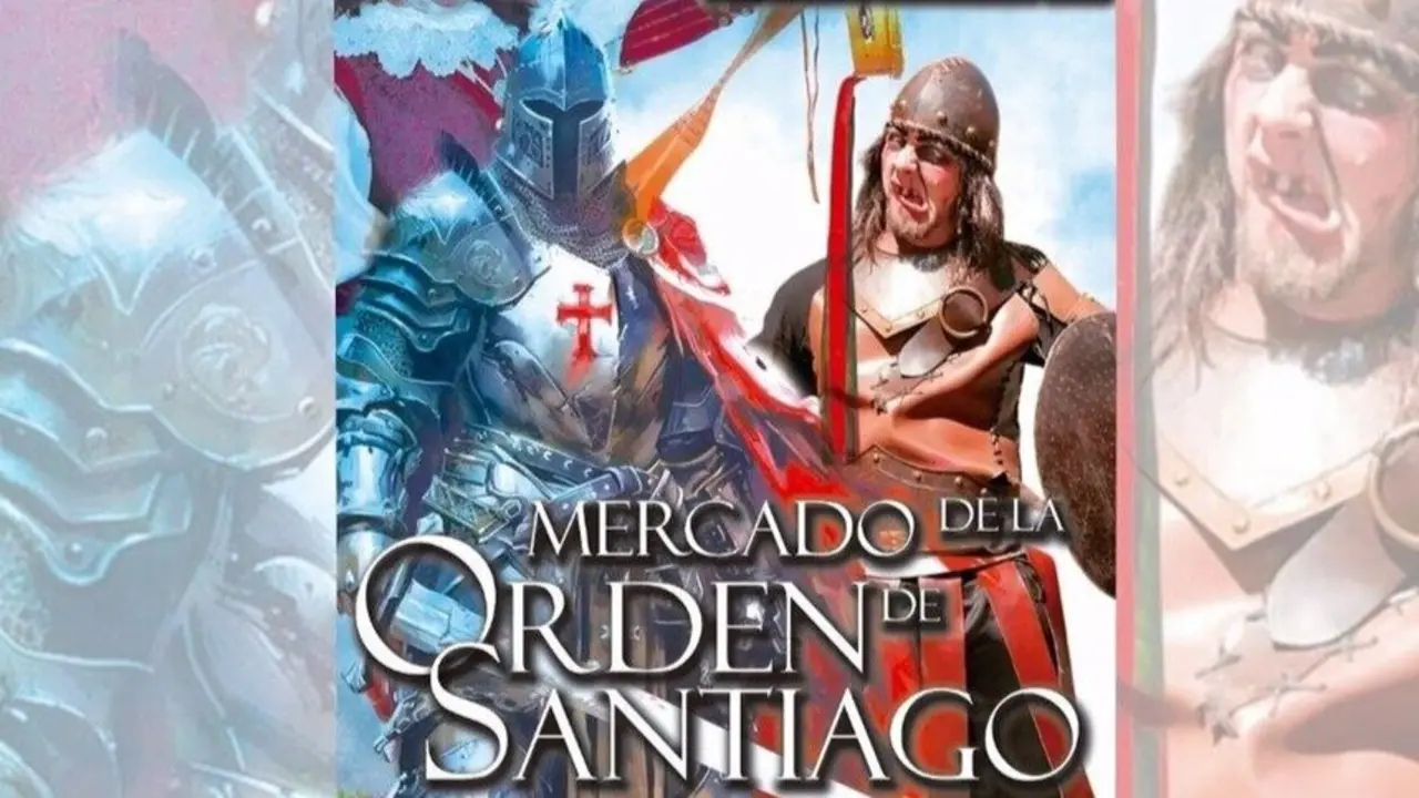 Cartel del Mercado Medieval de la Orden de Santiago.