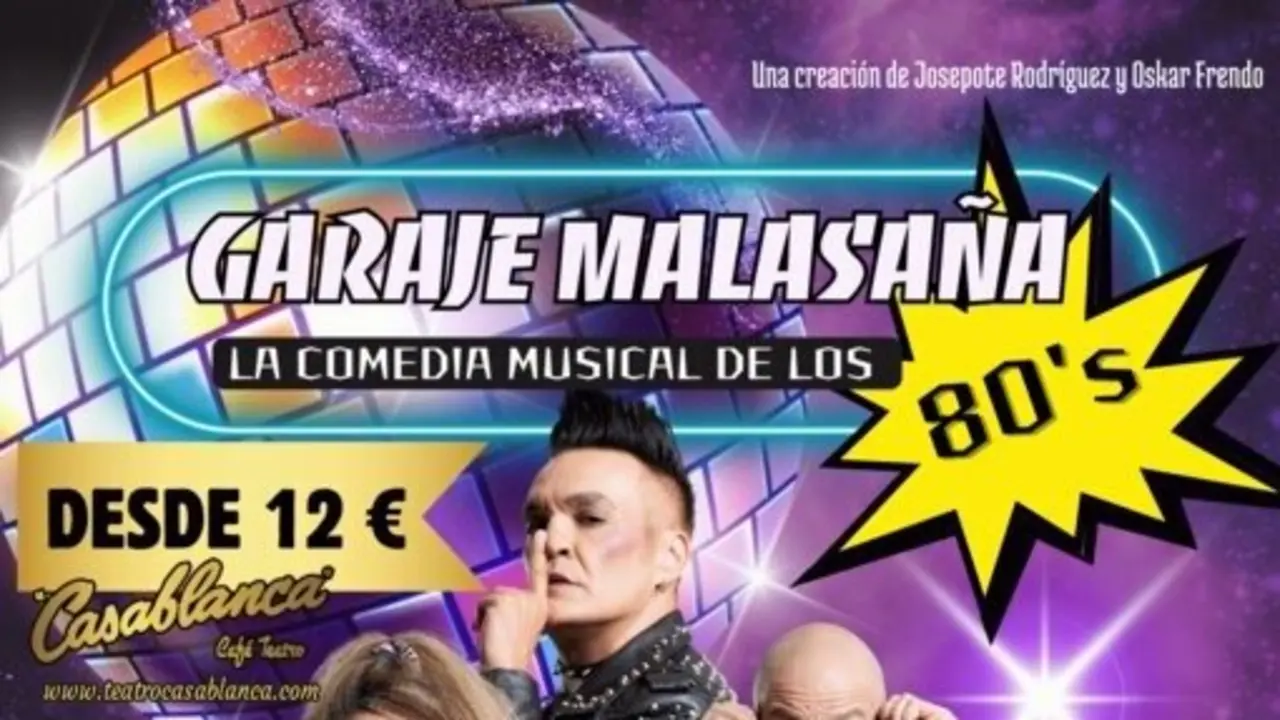 Cartel de 'Garaje Malasa&ntilde;a'.