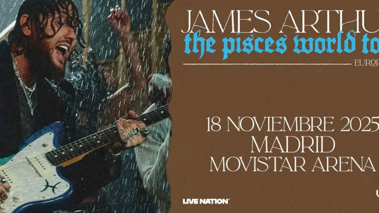 Cartel de la gira de Jamer Artur. Movistar Arena.
