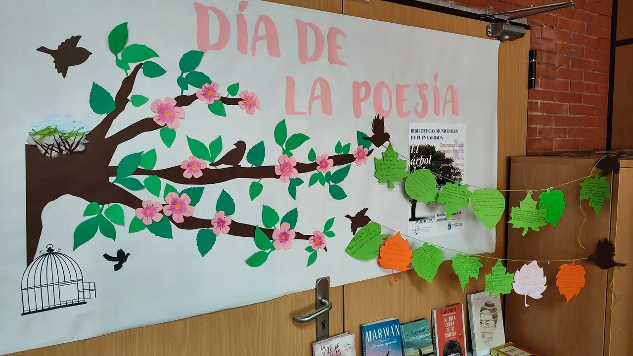 D&iacute;a de la Poes&iacute;a en las bibliotecas municipales de Fuenlabrada.