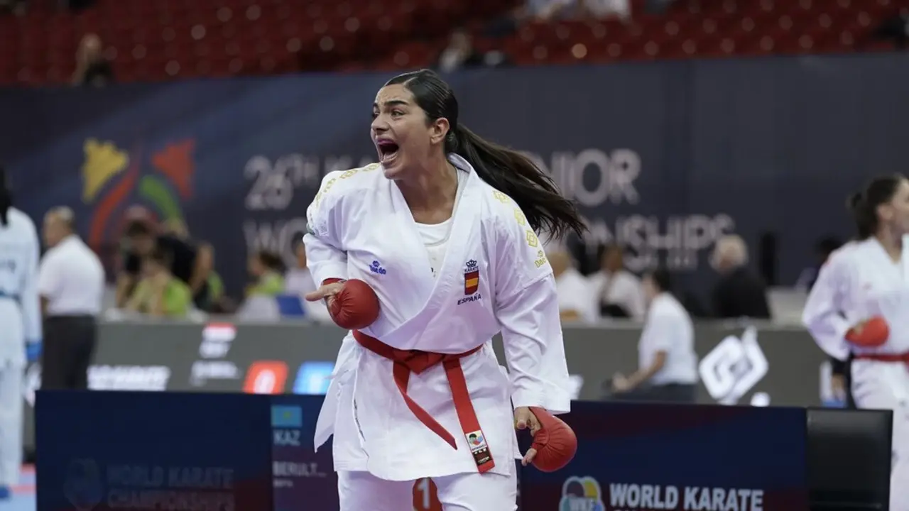 Mar&iacute;a Torres, n&uacute;mero 1 del r&aacute;nking mundial de kumit&eacute;, en el Campeonato del Mundo. Imagen de archivo.