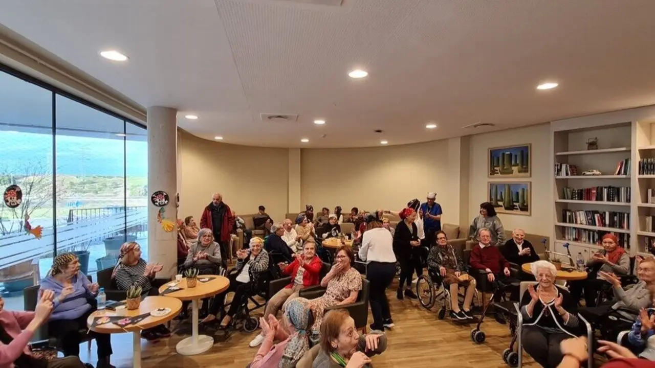 La residencia de Mayores Caser de Majadahonda en un evento.