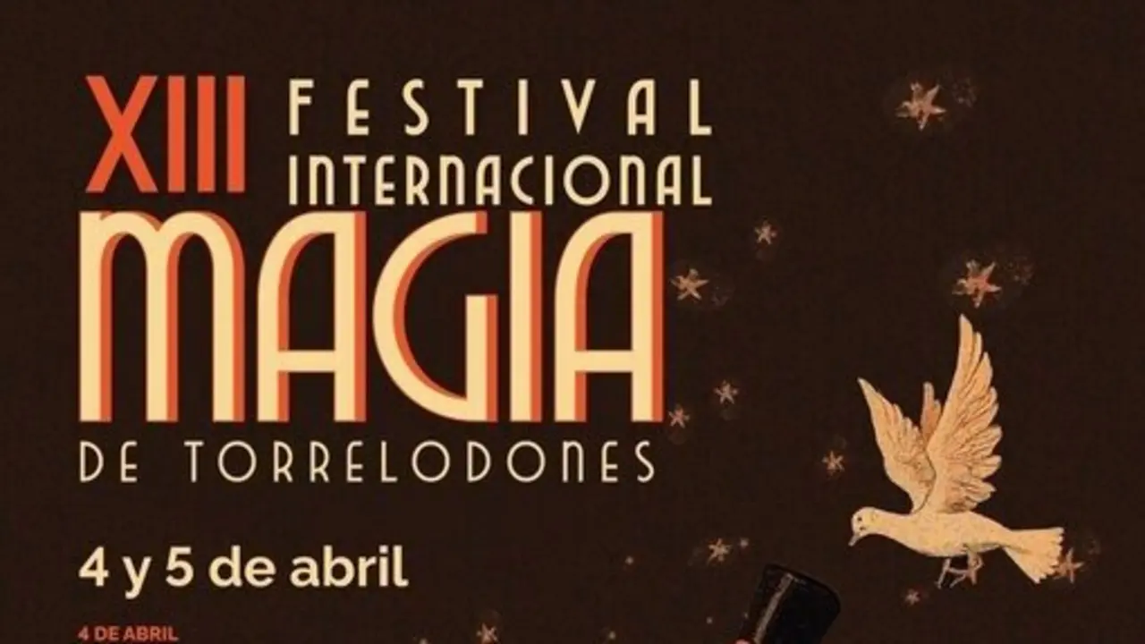 Cartel del XIII Festival Internacional de Magia, en Torrelodones.