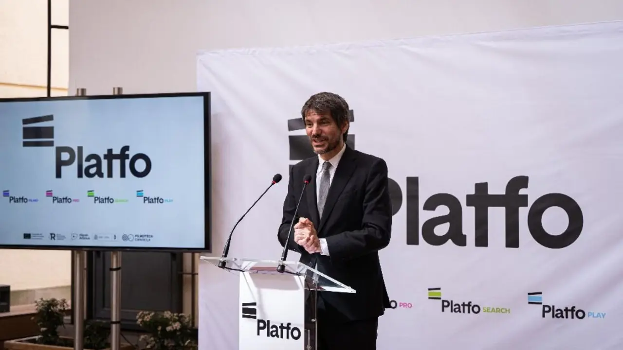 Presentaci&oacute;n Platfo. Imagen del Ministerio de Cultura.
