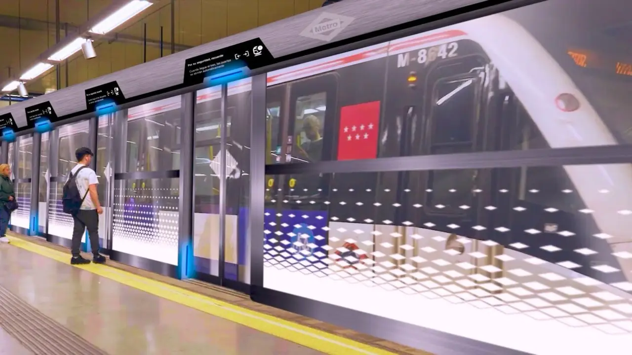 Automatizaci&oacute;n de las puertas de la L&iacute;nea 6 de Metro. &Iuml;magen de archivo.