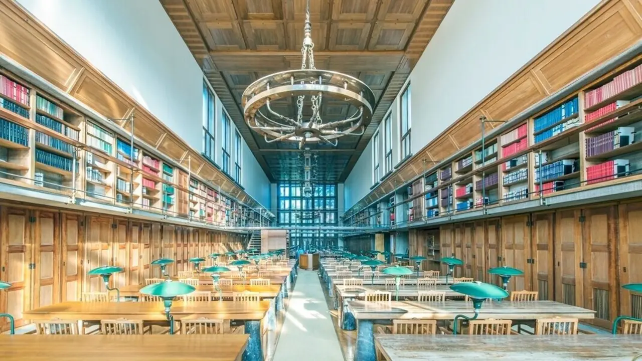 Biblioteca. Imagen de archivo.