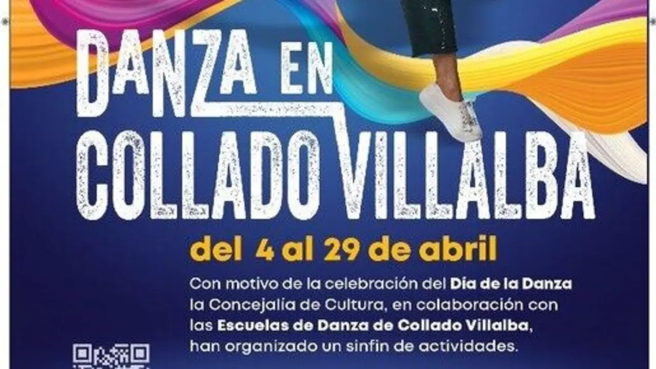 Cartel Danza en Collado Villalba. Imagen del Ayuntamiento.
