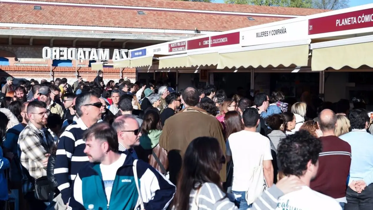 M&aacute;s de 75.000 asistentes, en la I Feria del C&oacute;mic de Madrid. Imagen del Ayuntamiento de Madrid.