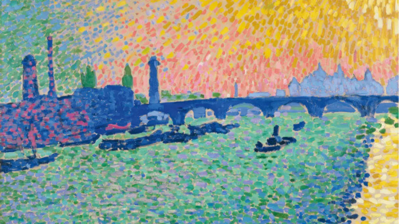 Andr&eacute; Derain. El puente de Waterloo, 1906. Imagen del Museo Nacional Thyssen-Bornemisza.