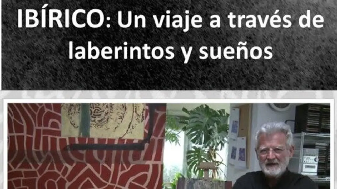 Cartel de 'Ib&iacute;rico: un viaje a trav&eacute;s de laberintos y sue&ntilde;os'.