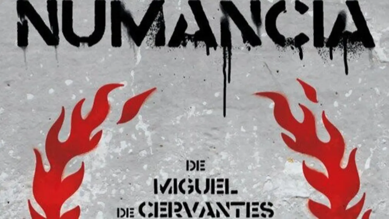 Cartel de 'Numancia' de Jose Luis Alonso de Santos.