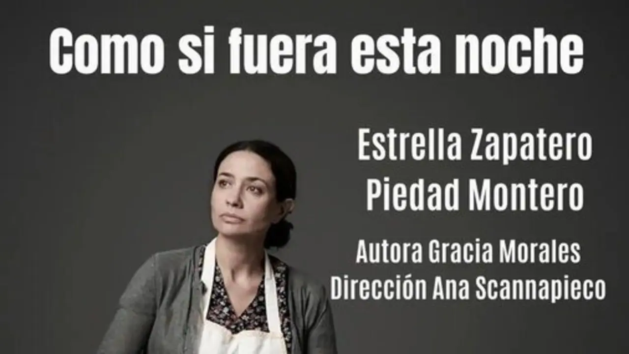 Cartel de 'Como si fuera esta noche'.