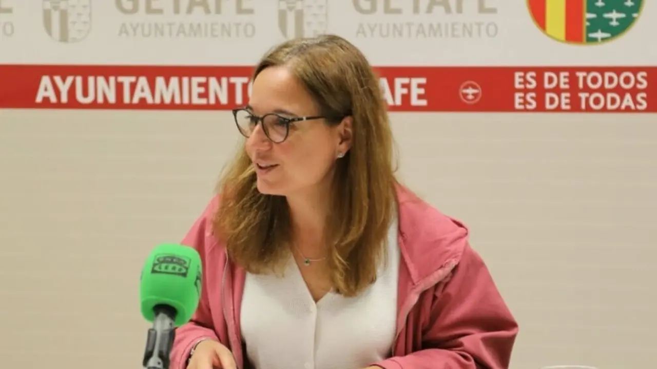 La alcaldesa de Getafe Sara Hern&aacute;ndez.