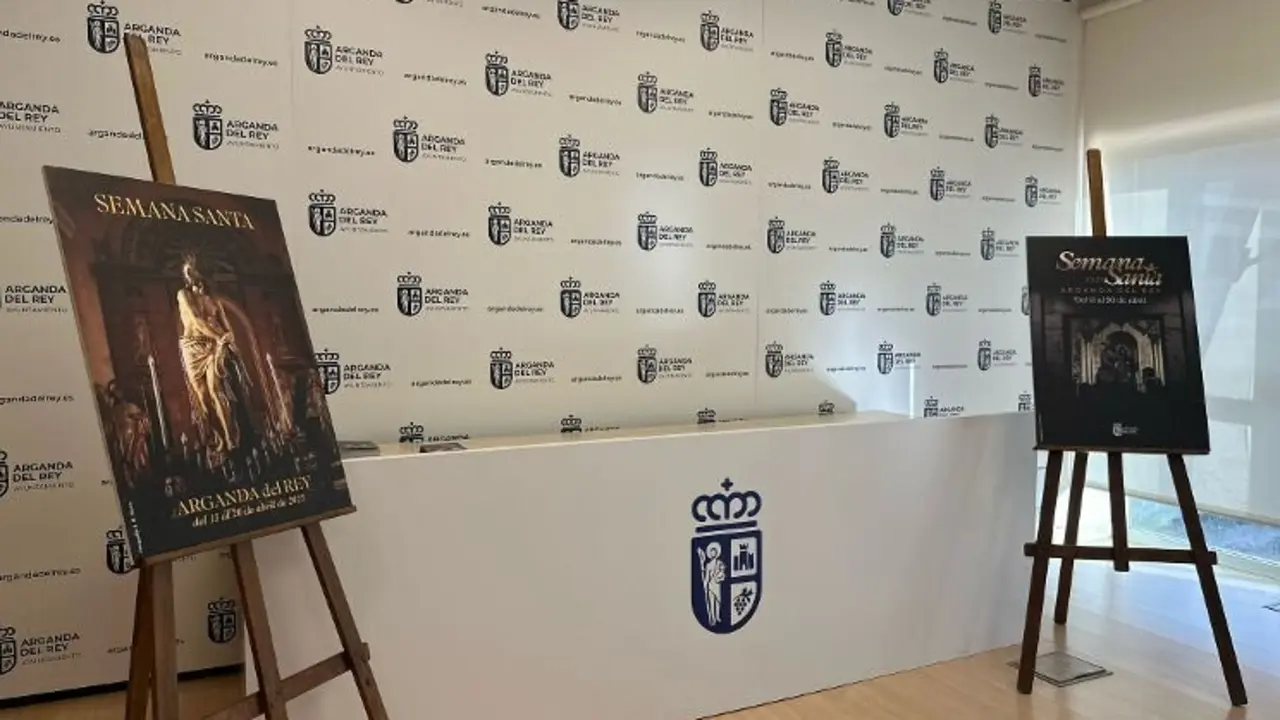 Carteles de Semana Santa. Imagen del Ayuntamiento de Arganda.