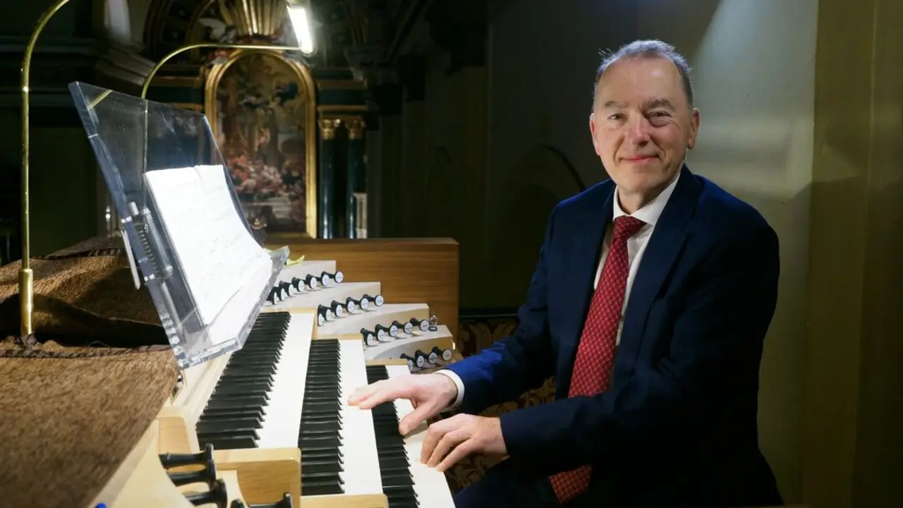 El prestigioso organista brit&aacute;nico Thomas Trotter.